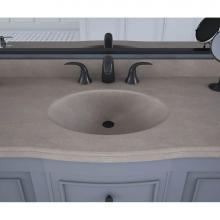 Swan EV02261.212 - EV1B2261 Europa 22 x 61 Single Bowl Vanity Top in Clay