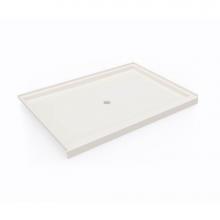 Swan SF04260MD.018 - SS-4260 42 x 60 Swanstone® Alcove Shower Pan with Center Drain in Bisque