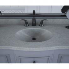 Swan EV02261.203 - EV1B2261 Europa 22 x 61 Single Bowl Vanity Top in Ash Gray