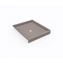 Swan SF04236MD.212 - SS-4236 42 x 36 Swanstone® Alcove Shower Pan with Center Drain in Clay