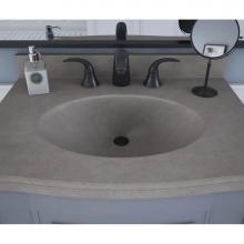 Swan EV02237.215 - EV1B2237 Europa 22 x 37 Single Bowl Vanity Top in Sandstone