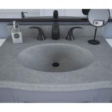 Swan EV02231.203 - EV1B2231 Europa 22 x 31 Single Bowl Vanity Top in Ash Gray