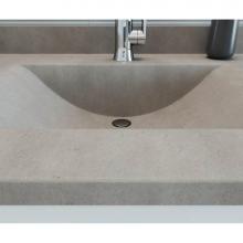 Swan CV02249.215 - CV1B2249 Contour 22 x 49 Single Bowl Vanity Top in Sandstone