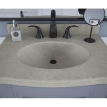 Swan EV02231.218 - EV1B2231 Europa 22 x 31 Single Bowl Vanity Top in Limestone