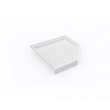 Swan SN00038MD.010 - SS-38NEO 38 x 38 Swanstone® Corner Shower Pan with Center Drain in White