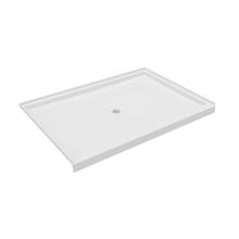 Swan SF04260MD.010 - SS-4260 42 x 60 Swanstone® Alcove Shower Pan with Center Drain in White