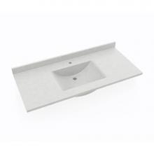 Swan CV02249.226 - CV1B2249 Contour 22 x 49 Single Bowl Vanity Top in Birch