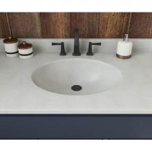 Swan VT02243.226 - VT1B2243 Ellipse 22 x 43 Single Bowl Vanity Top in Birch