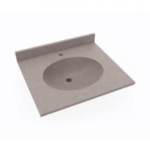 Swan VT01719.212 - VT1B1719 Ellipse 17 x 19 Single Bowl Vanity Top in Clay