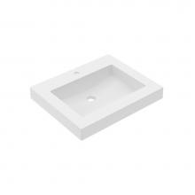 Swan WB2218-010 - WB-2218 Swanstone® Vessel Single Bowl Sink White