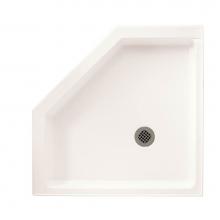 Swan FN00038MD.018 - R-38NEO 38 x 38 Veritek Corner Shower Pan with Center Drain in Bisque