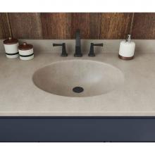 Swan VT02249.212 - VT1B2249 Ellipse 22 x 49 Single Bowl Vanity Top in Clay