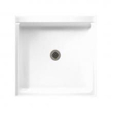 Swan FF03636MD.018 - R-3636 36 x 36 Veritek Alcove Shower Pan with Center Drain in Bisque