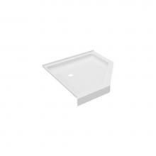 Swan FN00038MD.010 - R-38NEO 38 x 38 Veritek Corner Shower Pan with Center Drain in White