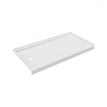 Swan FR03260LM.010 - FR-3260LM 32 x 60 Veritek Alcove Shower Pan with Left Hand Drain in White