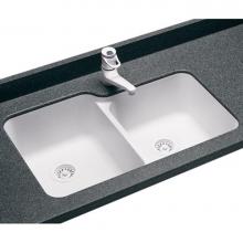 Swan US03015SB.042 - Undermount Double Bowl