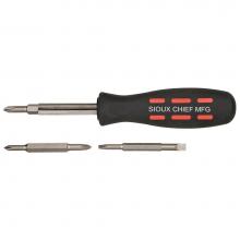 Sioux Chief 314-12 - SCREWDRIVER 6-N-1 W/SOFT GRIP HNDLE