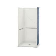 Aker 141378-R-000-002 - OPS-3636 with MASS Grab Bars 36 in. x 36 in. x 76.625 in. 1-piece Alcove Shower with Right-hand Gr