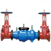 Zurn Industries 212-350AOSY - 2-1/2'' 350A Double Check Backflow Preventer, with OSandY Gates, FLG x FLG