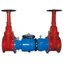 Zurn Industries 3-350 - 3'' 350 Double Check Valve Backflow Preventer, with NRS Gates, FLG x FLG