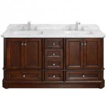 Icera 3125.602.206 - Richmond Vanity Cabinet, 60-in Walnut Brown