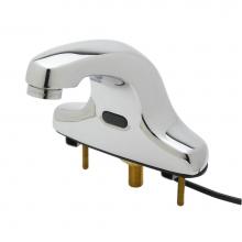 T&S Brass 5EF-2D-DS - Equip Sensor Faucet: 4'' Deck Mount, 5'' Cast Spout, AC/DC Control Module, Mix