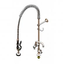 T&S Brass 5PR-1S06 - Pre-Rinse Unit: Single Hole, 6'' Add-On Faucet