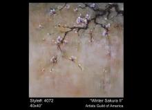 Artists Guild of America 4072 - Winter Sakura II