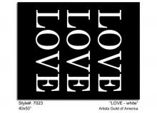 Artists Guild of America 7023 - LOVE - white