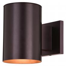 Vaxcel International T0655 - Chiasso 1 Light 7.25-in.H Outdoor Wall Light Deep Bronze