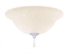 Kathy Ireland Home by Luminance Brands LK77SW - WHITE LINEN LIGHT FIXTURE IN SATIN WHITE