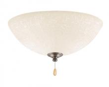 Kathy Ireland Home by Luminance Brands LK83AP - WHITE LINEN LIGHT FIXTURE IN ANTIQUE PEWTER