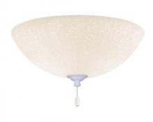 Kathy Ireland Home by Luminance Brands LK83SW - WHITE LINEN LIGHT FIXTURE IN SATIN WHITE