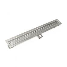 Infinity Drain FTAS 2560 SS - 60'' FT Series Complete Kit with 1'' Wedge Wire Grate in Satin Stainless