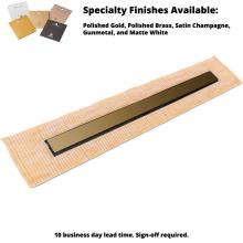 Infinity Drain FCSSG 6536 SB - 36'' FCS Series Complete Kit with 2 1/2'' Solid Grate in Satin Bronze