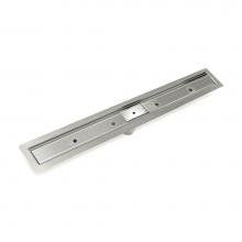 Infinity Drain FFST 24 PS - 24'' Slot Drain Complete Kit for FF Series in Polished Stainless