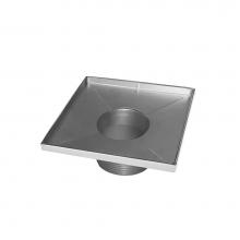 Infinity Drain T 52-SS - 5'' x 5'' Stainless Steel 2” Throat only in Satin Stainless