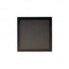 Infinity Drain TD 15-2I ORB - 5'' x 5'' TD 15 Tile Insert Complete Kit in Oil Rubbed Bronze with Cast Iron D