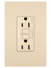 Legrand Radiant 1597TRICCD4 - radiant? Tamper-Resistant 15A Duplex Self-Test GFCI Receptacles with SafeLock? Protection, Ivory (4 pack)