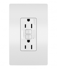 Legrand Radiant 1597WCCD12 - radiant? 15A Duplex Self-Test GFCI Receptacles with SafeLock? Protection, White (12 pack)