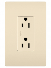 Legrand Radiant 885SLA - radiant? Self-Grounding Outlet, Light Almond (10 pack)