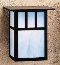 Arroyo Craftsman HS-10ACS-VP - 10" huntington sconce with roof and classic arch overlay