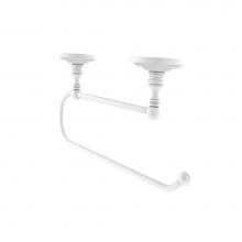 Allied Brass PQN-25EC-WHM - Prestige Que-New Under Cabinet Paper Towel Holder