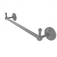 Allied Brass PQN-41-36-PEG-GYM - Prestige Que New Collection 36 Inch Towel Bar with Integrated Hooks