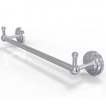 Allied Brass PQN-41-36-PEG-SCH - Prestige Que New Collection 36 Inch Towel Bar with Integrated Hooks