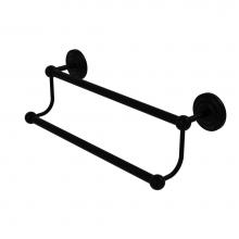 Allied Brass PQN-72/18-BKM - Prestige Que New Collection 18 Inch Double Towel Bar