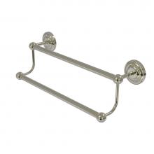 Allied Brass PQN-72/18-PNI - Prestige Que New Collection 18 Inch Double Towel Bar