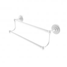 Allied Brass PQN-72/24-WHM - Prestige Que New Collection 24 Inch Double Towel Bar