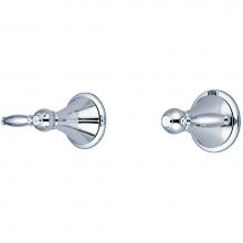 Central Brass T-2-L3 - Tub & Shower Trim-2 Lvr Hdl & Escutcheon Cuttable Stem W/Nipple-Pc