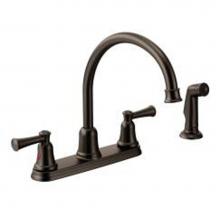 Cleveland Faucet CA41613OWB - Old world bronze two-handle high arc kitchen faucet